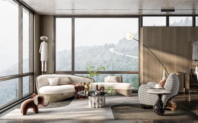 MOLTENI现代客厅沙发合集3D模型下载